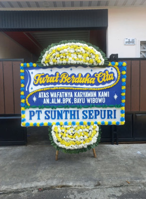 Papan Bunga Duka di Sekadau Hulu